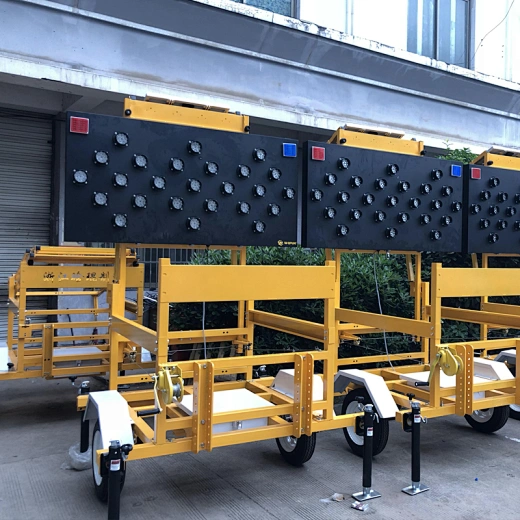 solar folding frame arrow boards